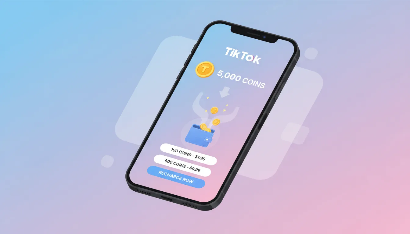 TikTok Coinのカスタムチャージとブラウザ課金でお金を節約する方法